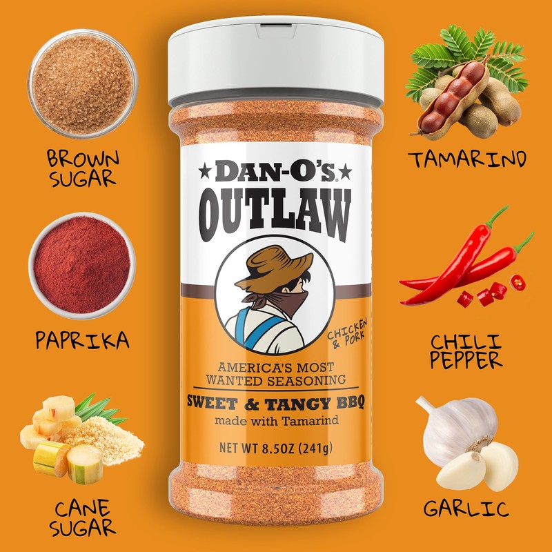 Dan-O's Outlaw Seasoning - Sweet & Tangy BBQ