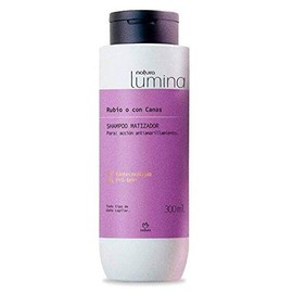 Shampoo Matizador Cabello Rubio O Con Canas Lumina Natura
