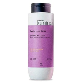 Shampoo Matizador Cabello Rubio O Con Canas Lumina Natura