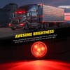 Nilight 10 PCS Round Side Marker Clearance Light 4 LED