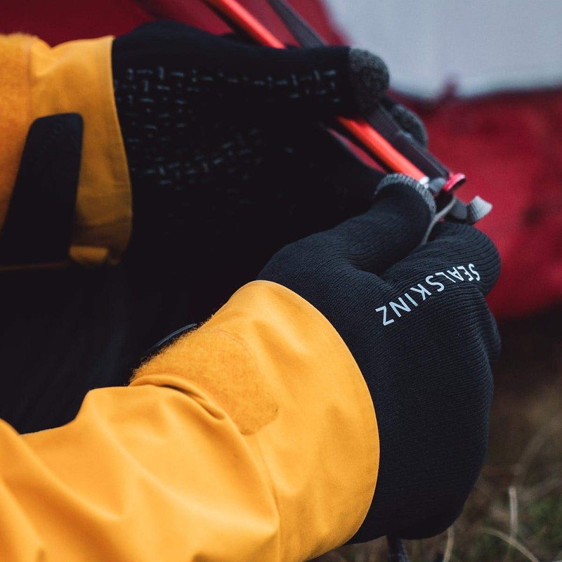 Sealskinz GUANTES ALL WEAT.IMPERM.ULTR.GRIP NE.T.M