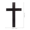 11 Inch Wall Mounted Jesus Cross Rustic Wooden Crucifix for