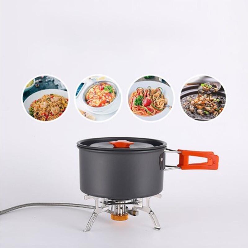 Split Gas Stove Portable Camping Stove Electron Ignition Outdoor Picnicking