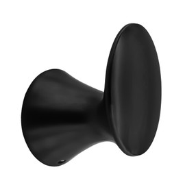 LOWCUS Robe Hook 73835BL, Solid Metal, Matte Black