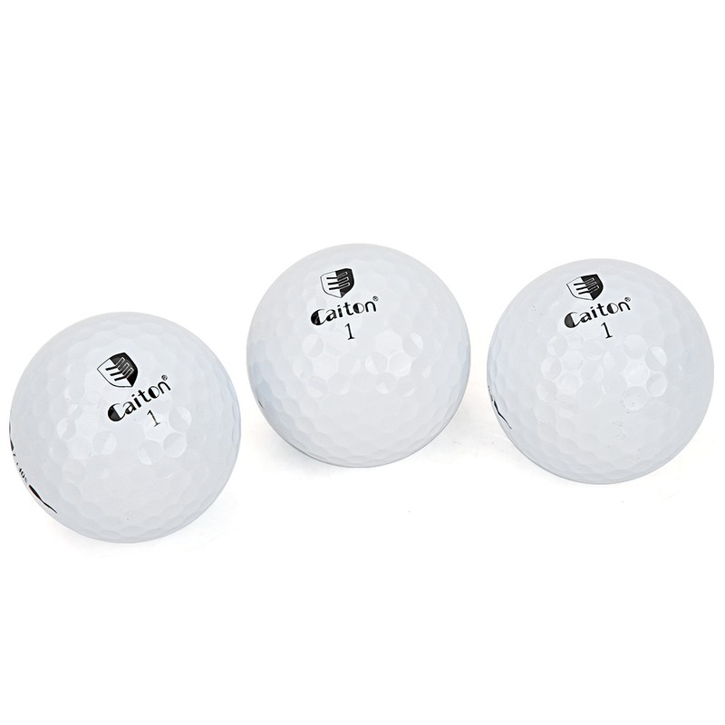 12 PCS/ Pack Dual Layer Tournament Golf Ball Training Practice