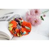 Floral Fabric Scrunchies for Women – Fashion Hair Ties, Cute