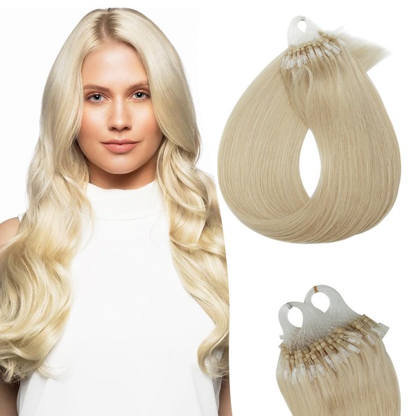 SEGOHAIR Micro Link Hair Extensions Human Hair Micro Bead Extensions