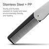 Stainless Steel Folding Comb - Switchblade Pocket Hair and Beard