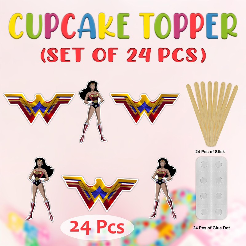 Seyal® Wondr - Decoración para cupcakes para mujer