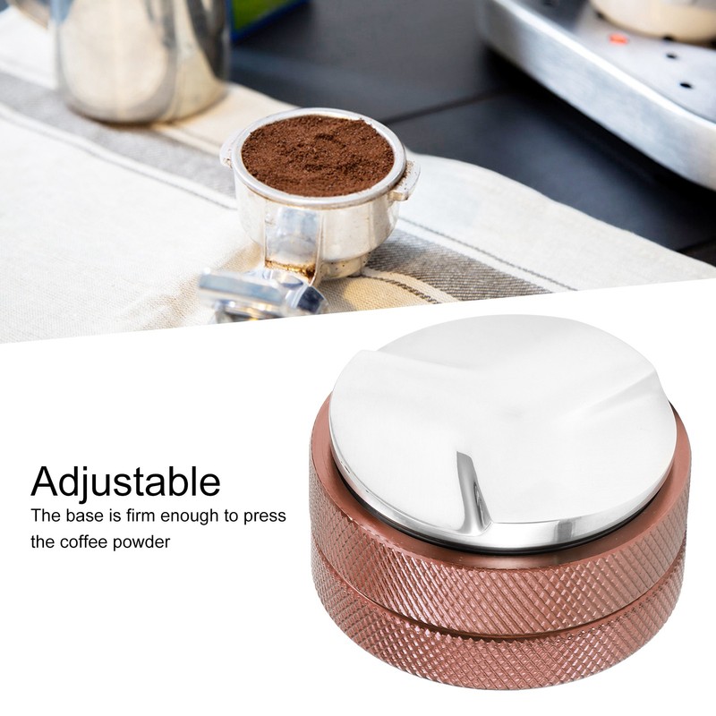 58mm 3 Angled Slopes Base Coffee Tamper Stainless Steel Coffee