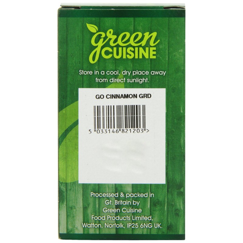 Green Cuisine Organic Cinnamon Ground 30 g (Pack of 6)