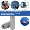 10pcs M6 Long Rod Nut, Hex Coupling Nut Female Thread