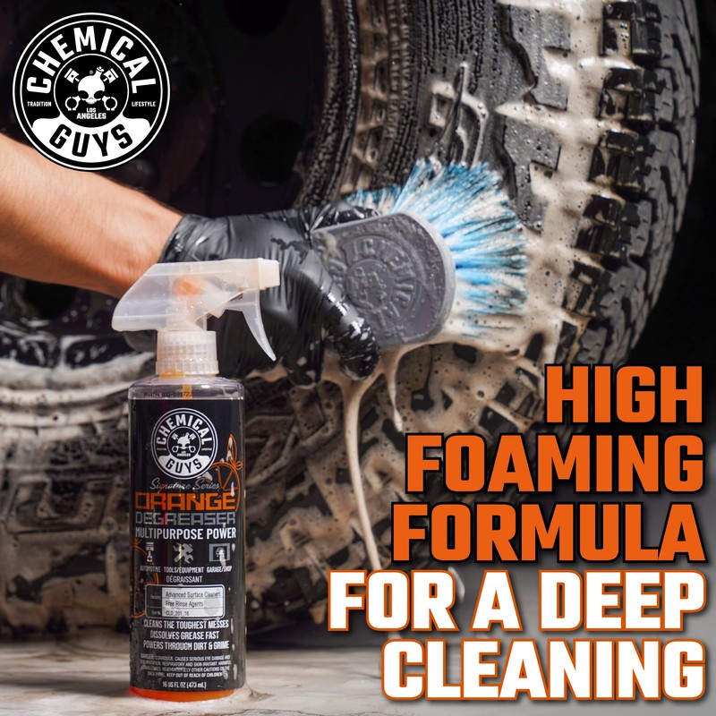 Chemical Guys Signature Series Orange Degreaser, Heavy-duty All-purpose Cleaner For