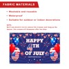 ANFEST Happy 4TH of July Backdrop, Independence Day Party Banner,