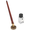 Feather Pen Exquisite Pattern Quaint Texture Comfortable Grip Stainless Steel