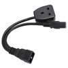 IEC320 C20 Male to C19 Female Power Cable PVC Y