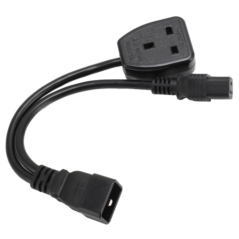 IEC320 C20 Male to C19 Female Power Cable PVC Y