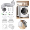 90 Degree Dryer Vent Connector Kit, Dryer Vent Elbow, Space
