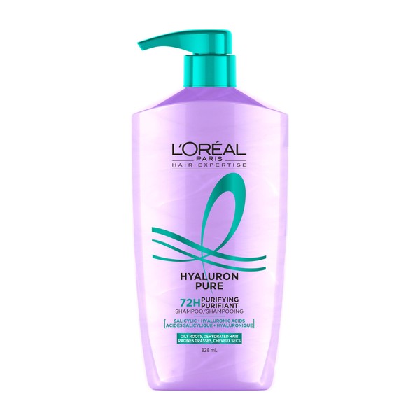 L'Oréal Paris Hair Expertise Hyaluron Pure, Shampoo for Greasy Hair,