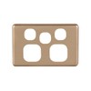 4C | Classic Double Power Point with Extra Switch Polycarbonate