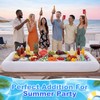 Leitee 8 Pack Inflatable Ice Serving Bars for Food, Table