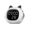 Intelligent Mini Alarm Clock with Bluetooth Speaker Night Light Cute