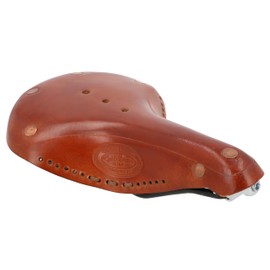 Gusti Eloi M. Genuine Leather Bicycle Saddle Vintage Retro Saddle Bicycle Black