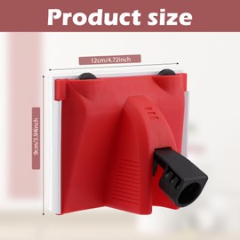 Paint Edger Trimmer Edge Painting Tool Paint Pad Applicator Edge Trimmer & Paint Edger Tool for Walls, Ceilings, Corners (Color:Red)