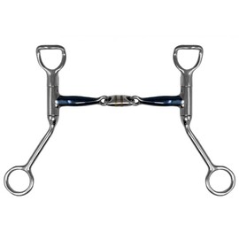 Showman Western Shank Sweet Iron Lozenge Bit