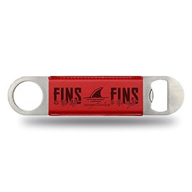 Rico Industries Margaritaville Fins Faux Leather Laser Engraved Bar Blade - Great Beverage Accessory for Game Day