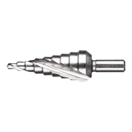 PFERD HSS Step Drill | 9 Steps Diameter 4-20 mm, 3-Flat Shank Diameter 8 mm | 25201037 - for Burr-free Drilling