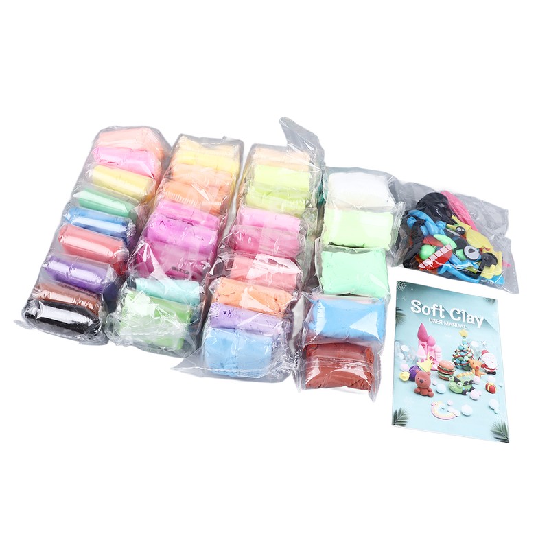 36 Colours Soft Clay Set Innovative Fun DIY Soft Light