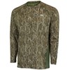Mossy Oak Men's Standard Lightweight Camo Shirts Hunting, Bottomland, Large