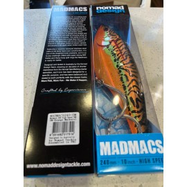 Nomad Madmacs 240 Trolling Bait -Orange Mackerel (MADMACS240-OM