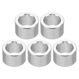 PATIKIL M8 Round Aluminium Spacer Metal Spacer Aluminium 8.2 mm ID x 12 mm AD x 8 mm L Thickness Aluminium Spacer Screw Spacer for 5/16 Inch or M8 Screw Bolts Pack of 5