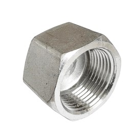 LOZOME 3/4" Female Thread Plug Hex End Cap 304 Stainless Steel NPT Pipe Fitting