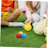 Abaodam 3 Pcs Wooden Croquet Balls Durable Lawn Game Accessories