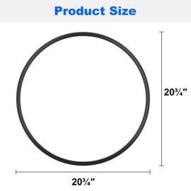 RO6G DEX2422Z2 Filter Seal Gasket Replacement Hayward Pool Filter O-Ring DE2420 DE3620 DE4820 DE6020 for Hayward Filter Seal Gasket C2030 C3030 C4030 C5030 C7030 (with Lube)