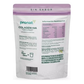Colageno Colagen+ha (sabor Natural) (500 Gramos) Pronat