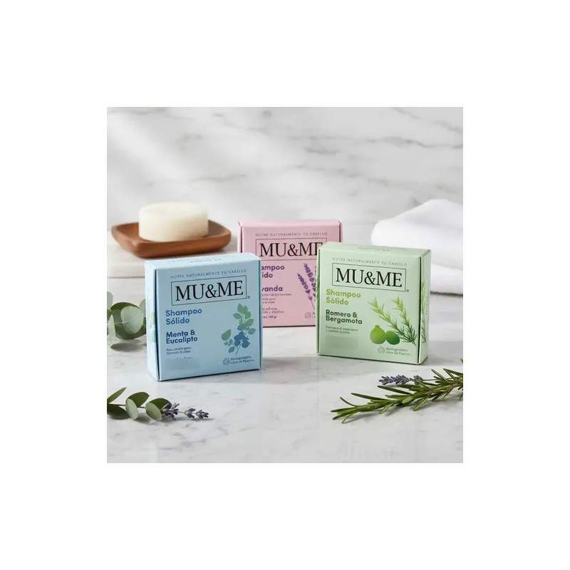 10 Shampoos Sólidos Naturales Mume 140g