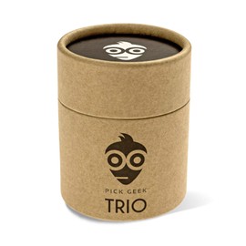 Pick Geek TRIO | 3 Sets of Premium Guitar Picks (Plectrums) | for Your Electric, Acoustic, or Bass Guitar | X Heavy, Heavy, Medium & Light | in 3 Metal Pocket 'Click Clack' Boxes