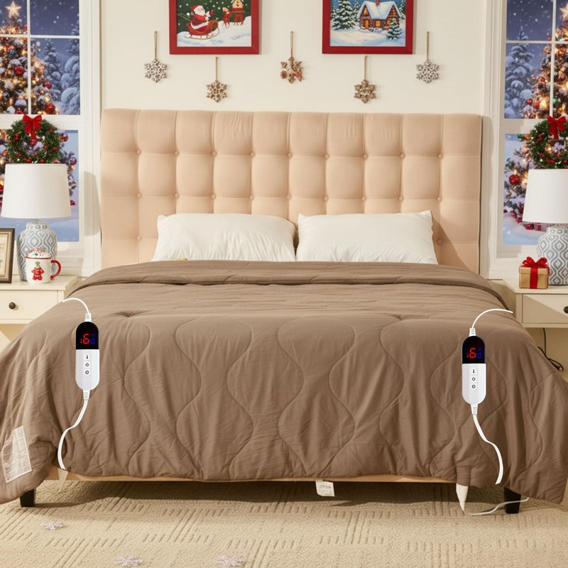 Heated Blanket King Size 90"x104", 6 Heat Levels, 10H Auto-Off,