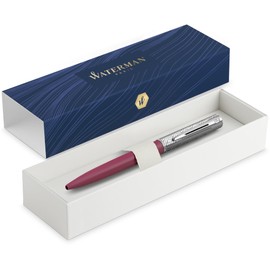 Waterman Allure Deluxe Ballpoint Pen Pink Medium Tip Blue Ink Gift Box
