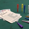 ZHLKHIOP Phase 10 Score Board, Wooden Game Scorekeeper for Phase