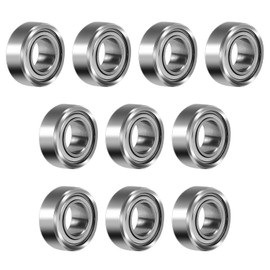 Mini Ball Bearings, Steel Bearings, 685ZZ Double Shielded Mini Bearings, Pack of 10, Miniature Deep Groove Ball Bearings, 5 x 11 x 5 mm