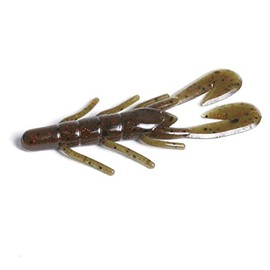 Zoom 080202-SP Ultra-Vibe Speed Craw, 3 1/2", 12Pk, Green Pumpkin