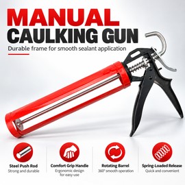 360° Rotating Manual Caulking Gun for Silicone Sealant and Home Repairs
