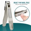 ULTECHNOVO Nail Clippers for Seniors - 360° Rotating Nail Clippers