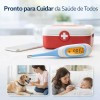 Termómetro Edge Slim Retroiluminado De Contacto Flexible Azul