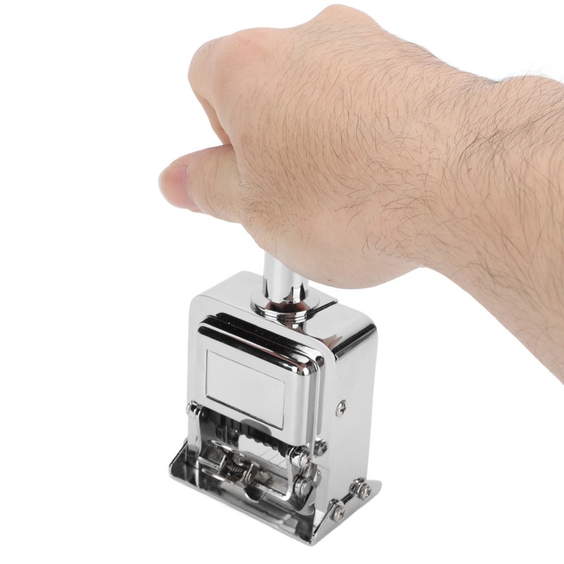 Number Stamp Zinc Alloy Shell Automatic Jump Number Self Inking